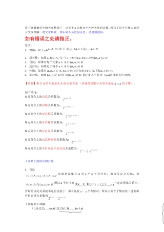 离散数学中的关系