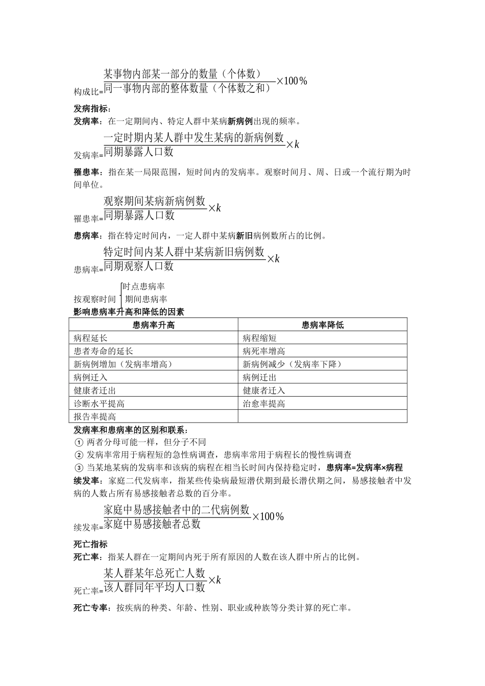 流行病学人卫第8版知识点梳理汇总_第2页