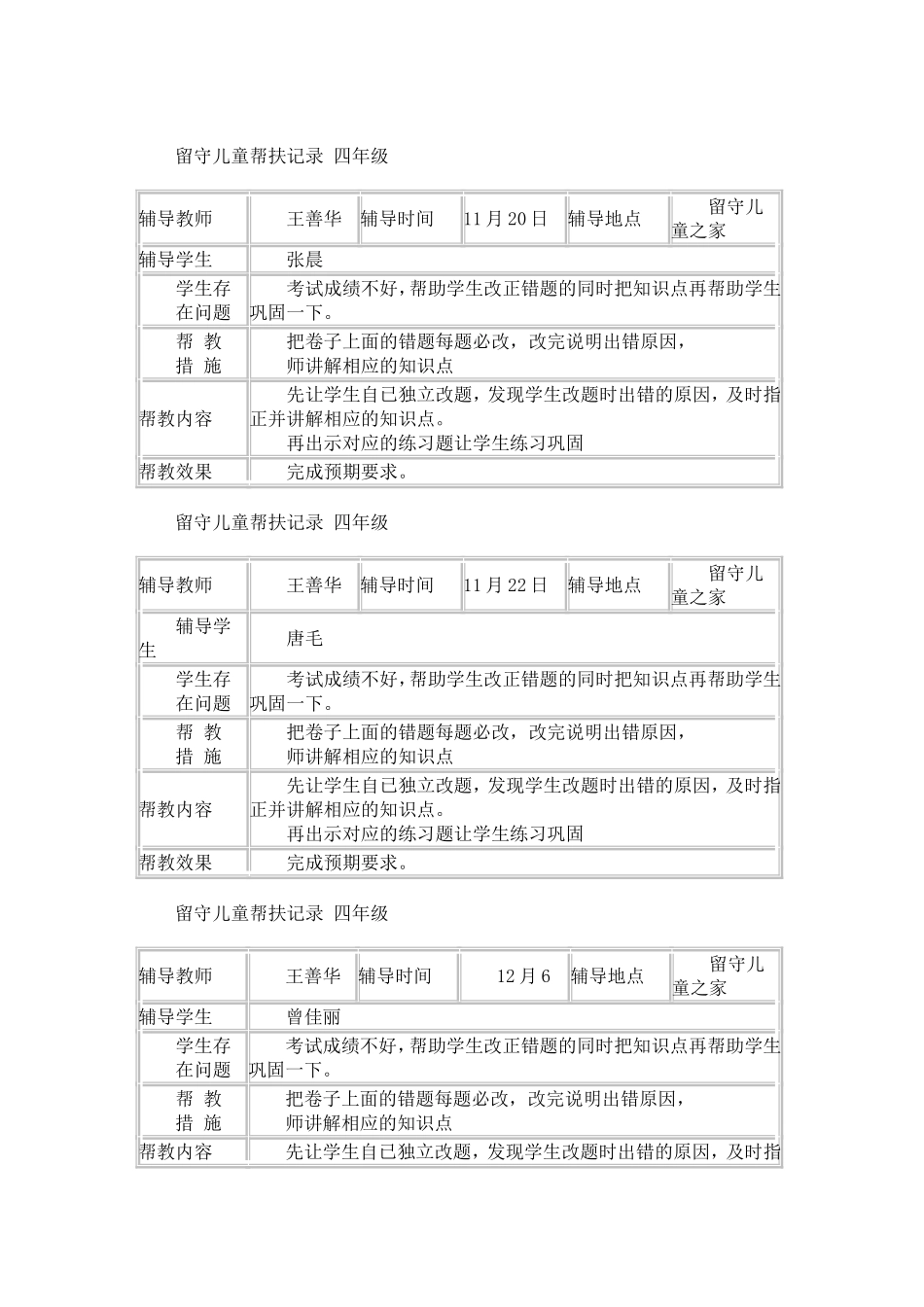 贫困儿童帮扶记录_第2页