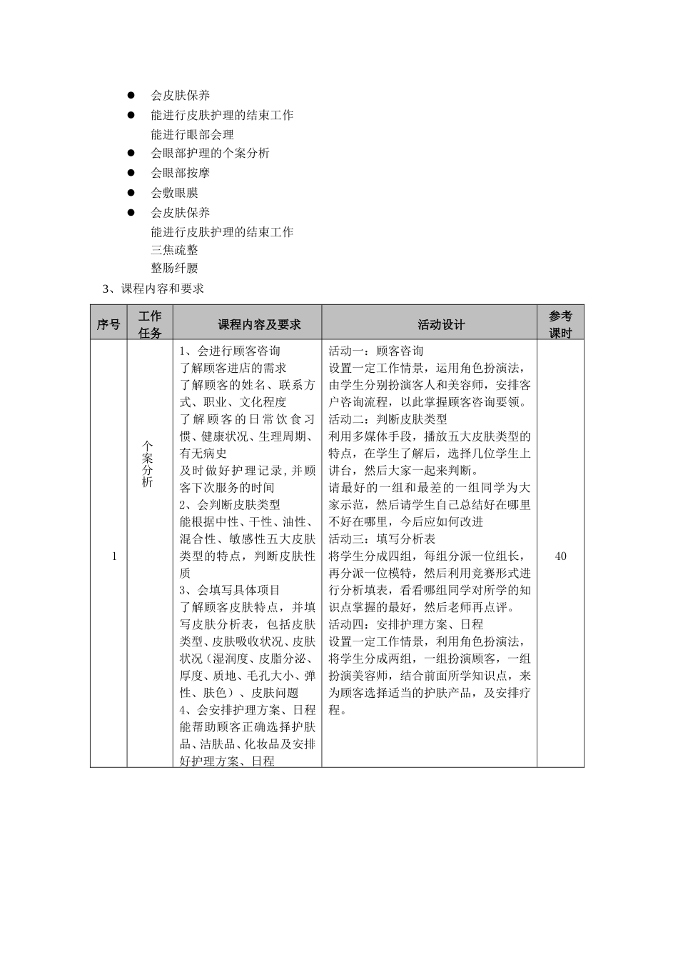 美容美体课程标准_第2页