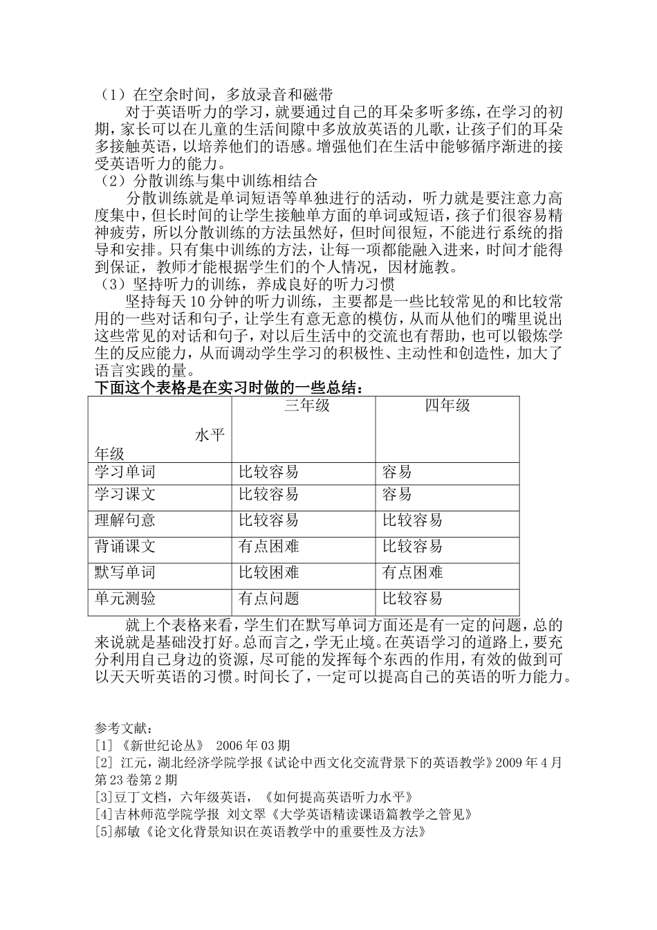 浅谈如何提高小学英语听力能力_第3页
