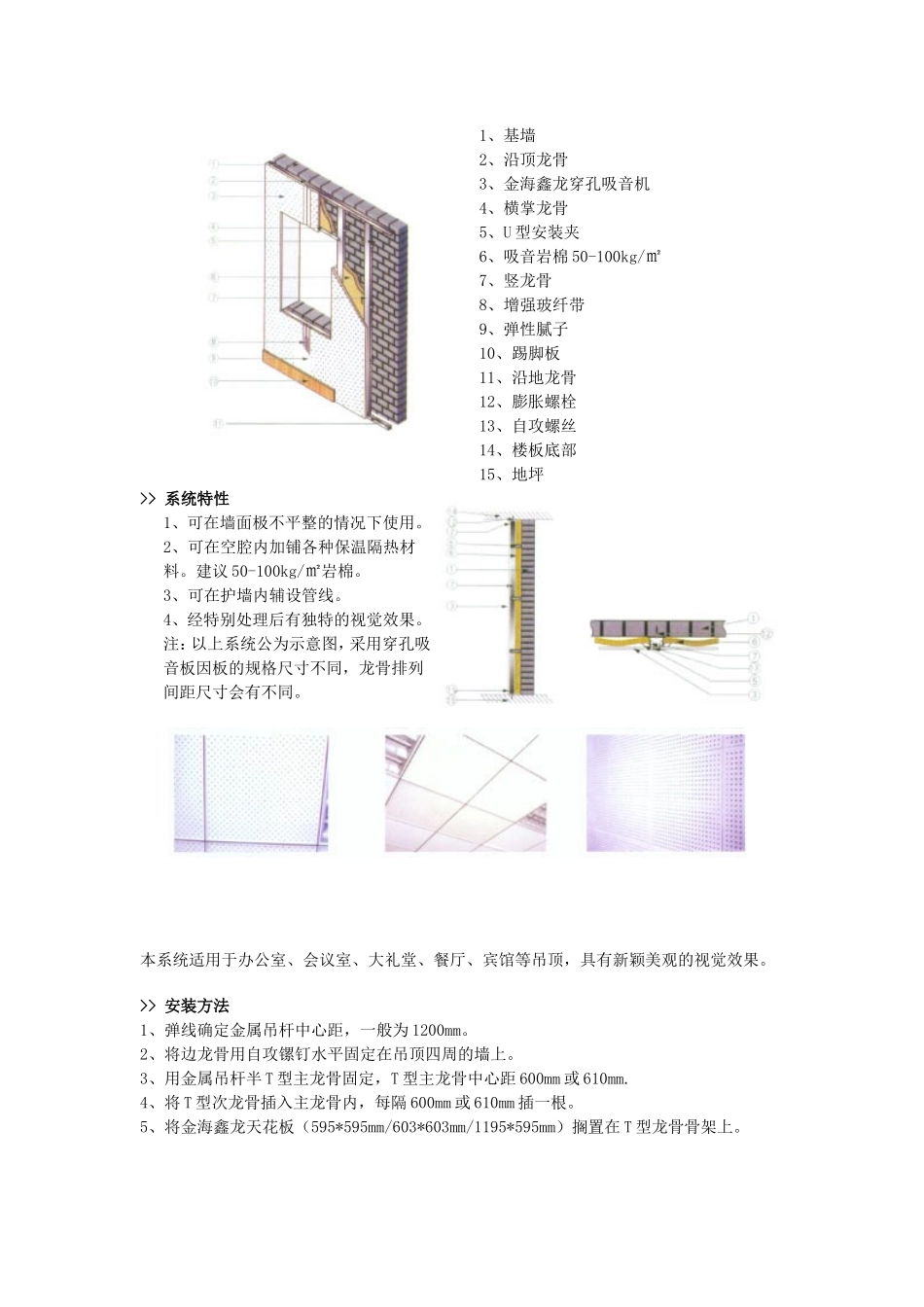 轻钢龙骨施工安装和用途_第3页