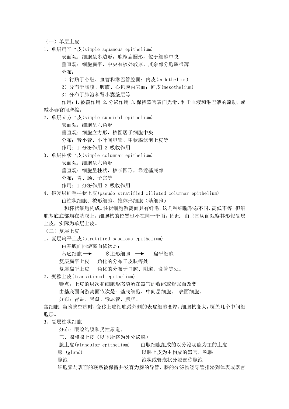 组胚重点  重点知识梳理汇总_第2页