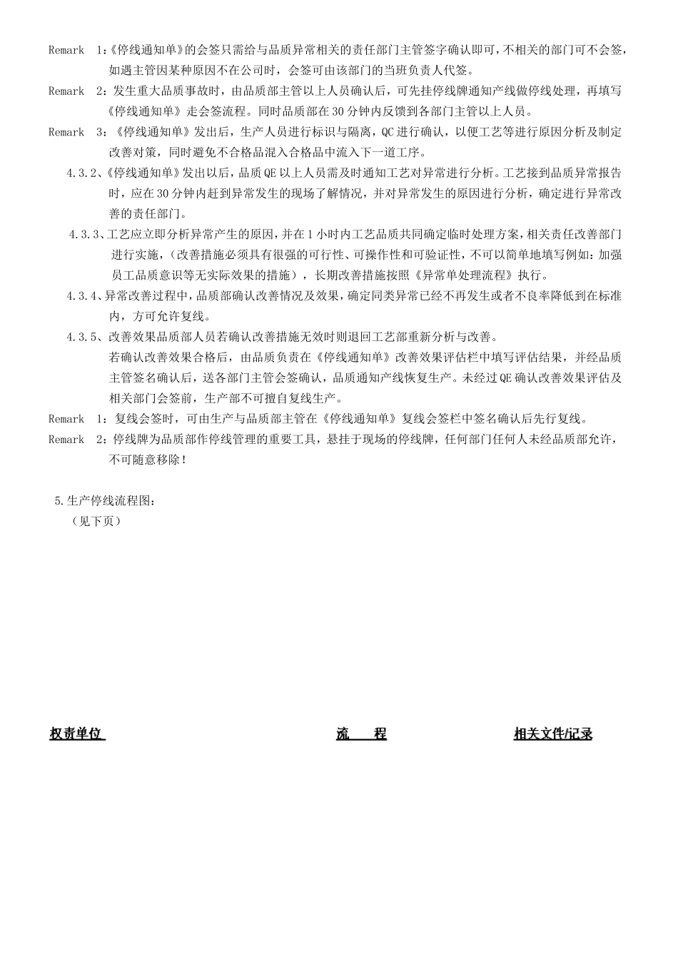 生产环节重大品质异常及时处理规章制度_第2页