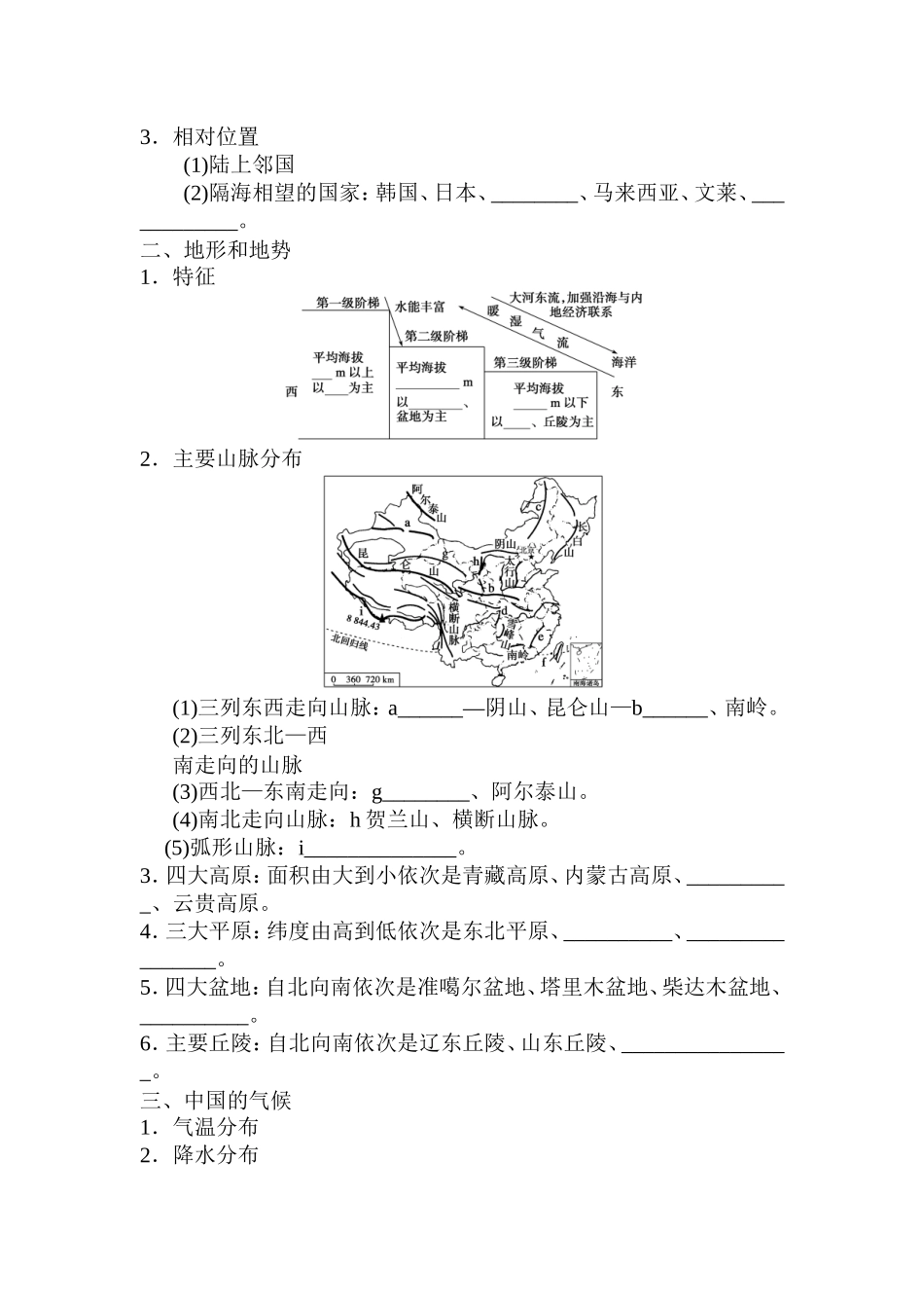 地理考试知识点梳理汇总_第2页