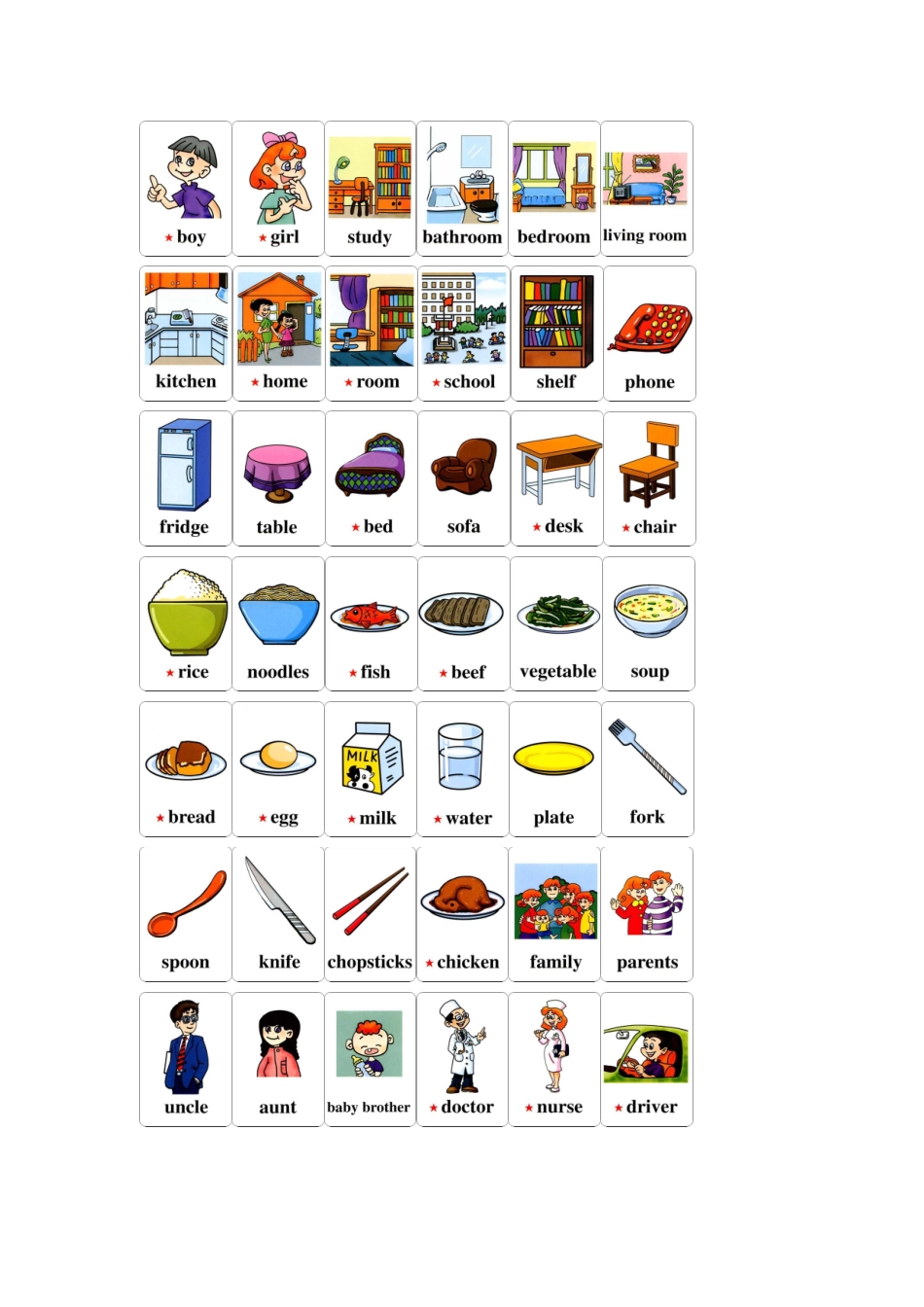 四年级上册单词图片_第2页