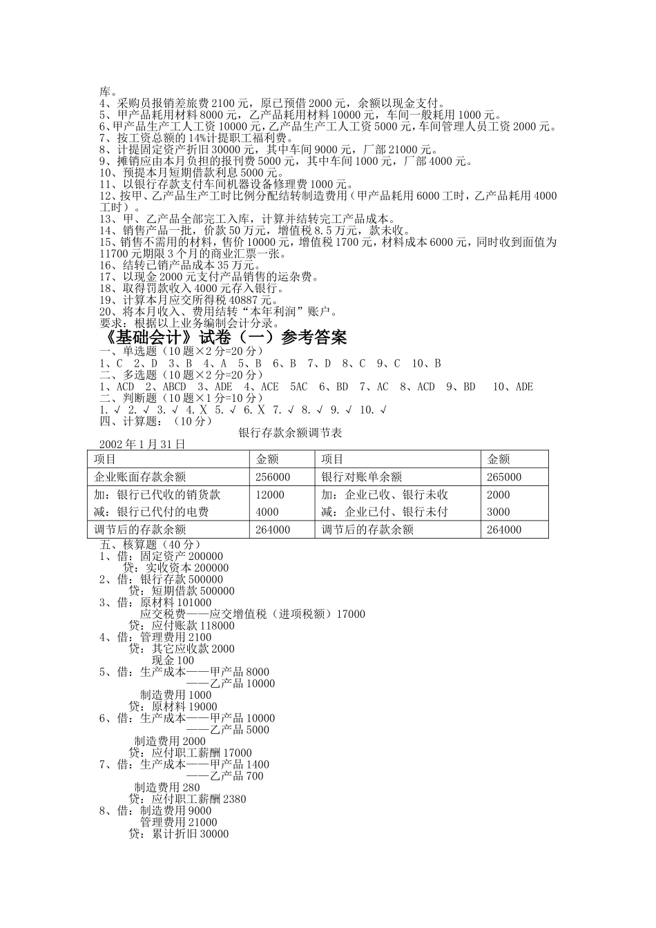 会计财务管理测试题_第3页