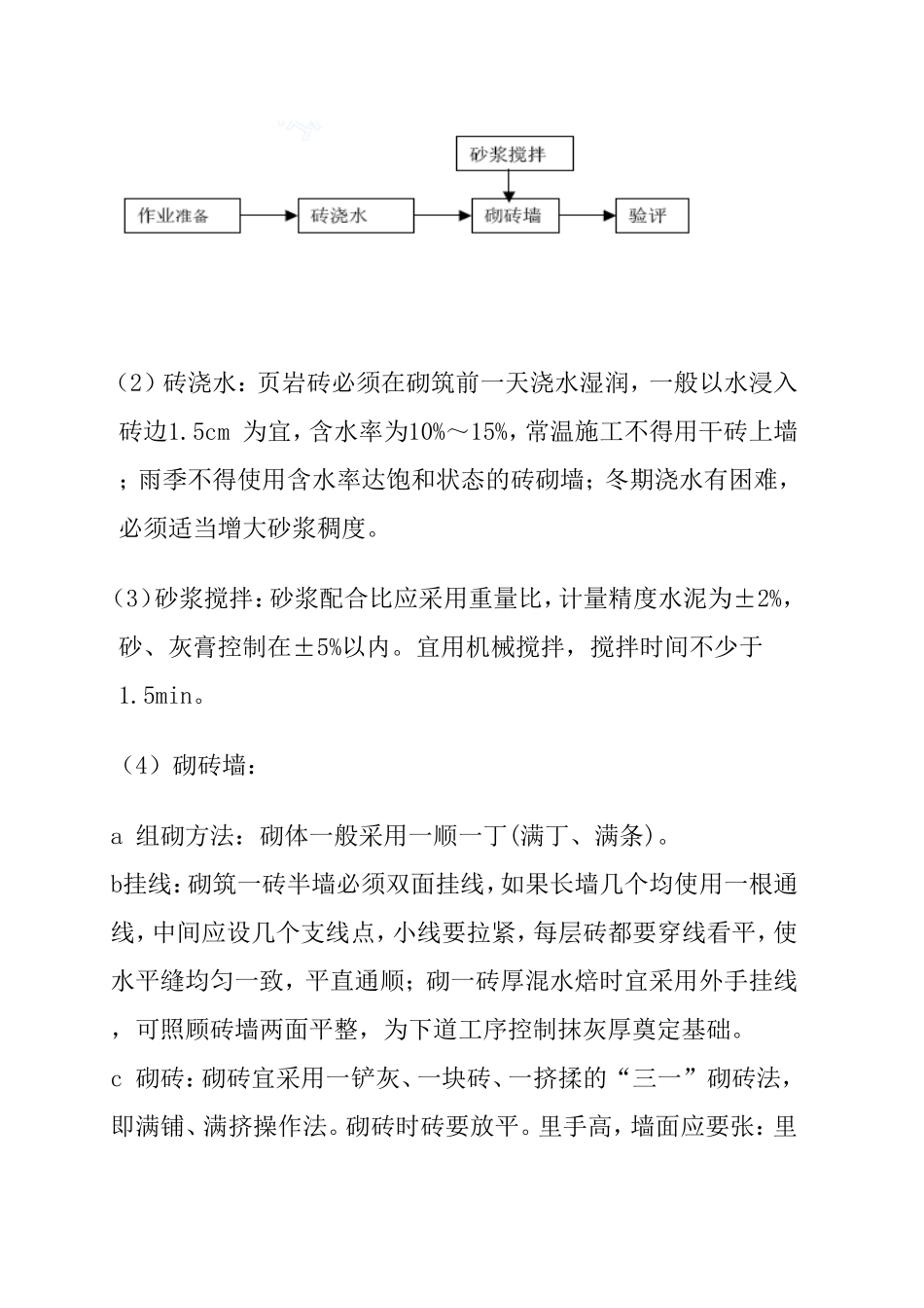 宿舍、浴室砌筑工程施工方案_第3页