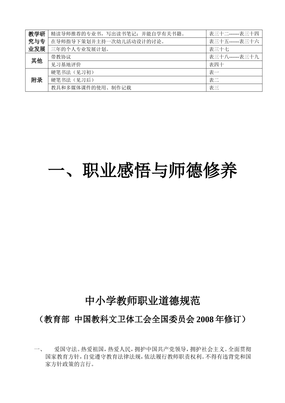 上海市幼儿园见习教师规范化培训手册_第2页