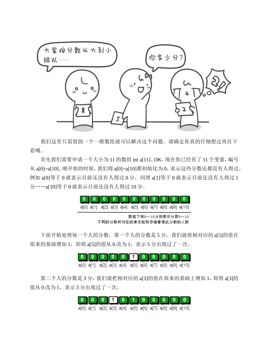 快最简单的排序——桶排序_第2页