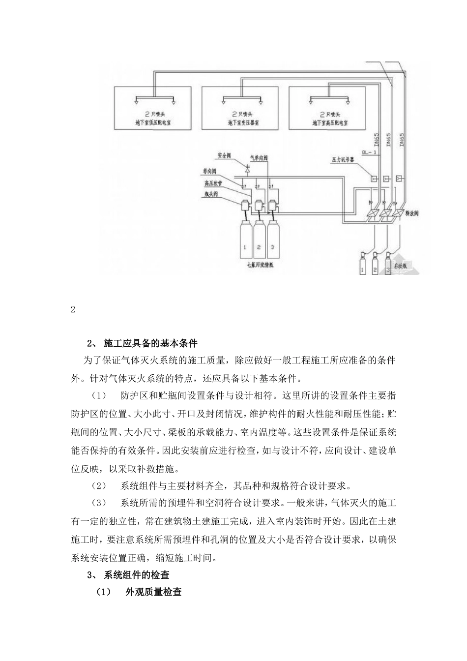 气体灭火系统施工组织设计_第2页
