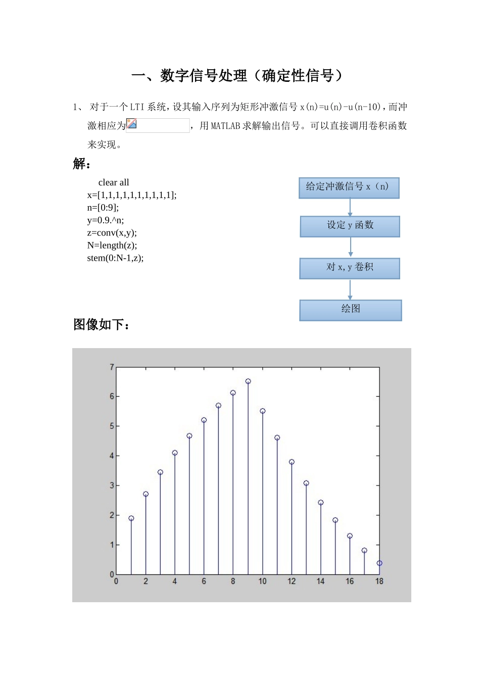 数字信号处理（确定性信号）例题练习_第1页