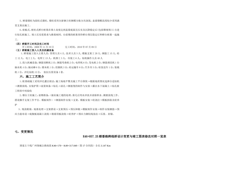 顺番跨线桥竣工说明_第3页