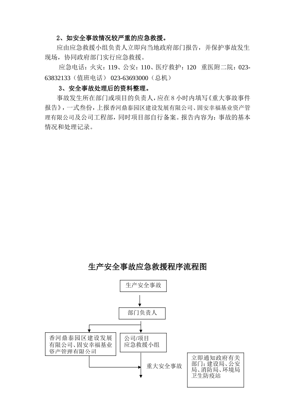 项目生产安全事故应急救援预案_第2页