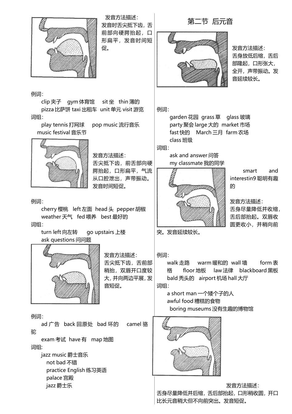 英语国际音标知识点梳理汇总_第2页