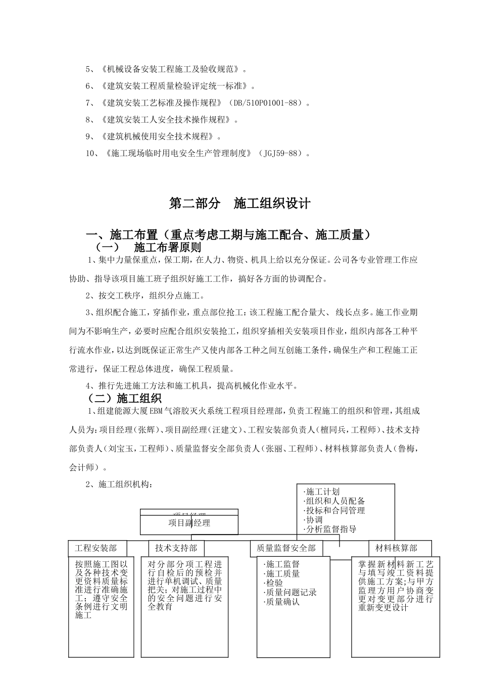 装固定式EBM气溶胶自动灭火系统工程施工组织设计方案_第3页