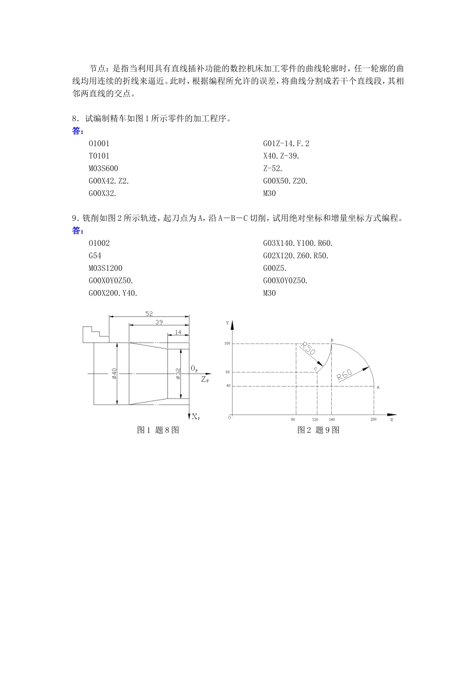 数控加工编程基础章节练习答案_第3页
