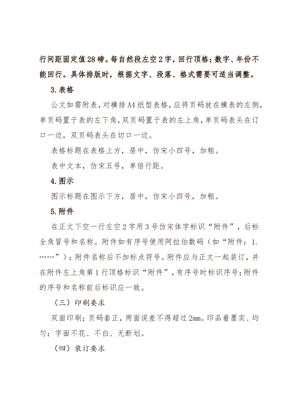 正规文件材料排版字体统一格式要求（标准）_第2页