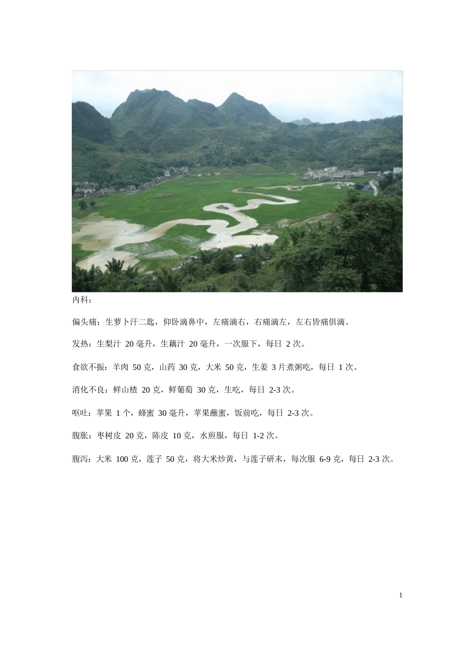 1000种有效中药偏方_第1页