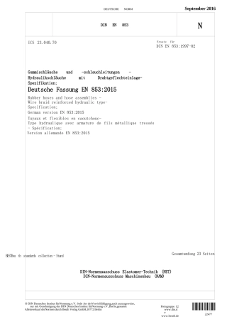 DIN EN 853 (2016-09-00)原版完整文件