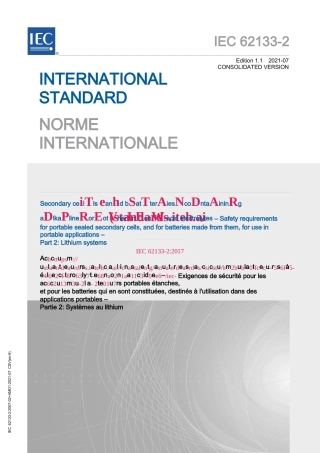 IEC-62133-2-2017原版完整文件