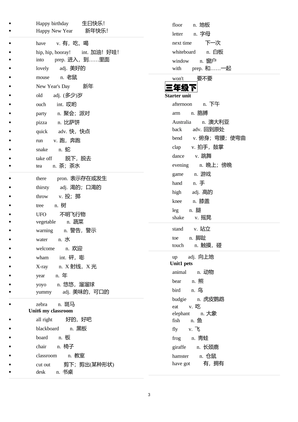 Join-in外研版小学英语单词汇总(3-6年级)_第3页
