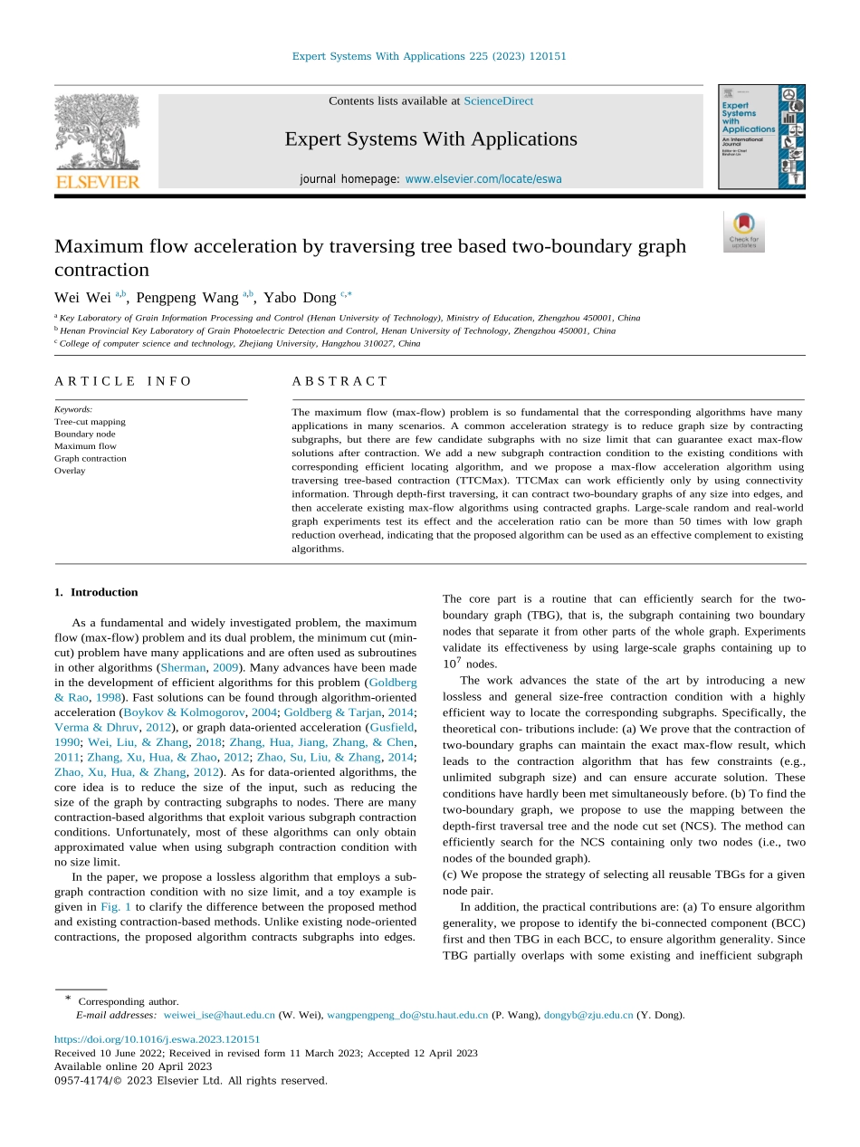 maximum-flow-acceleration-by-traversing-tree-based-two-boundary-graph-contraction原版完整文件_第1页
