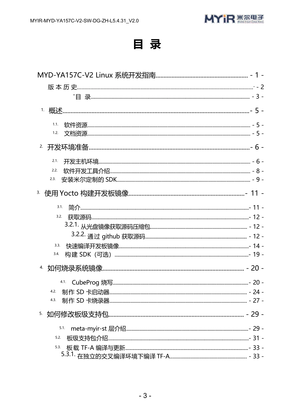 MYD-YA157C_Linux软件开发指南V2.0_第3页