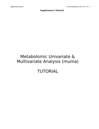 Supplementary Dr. S. Mari完整原版文件