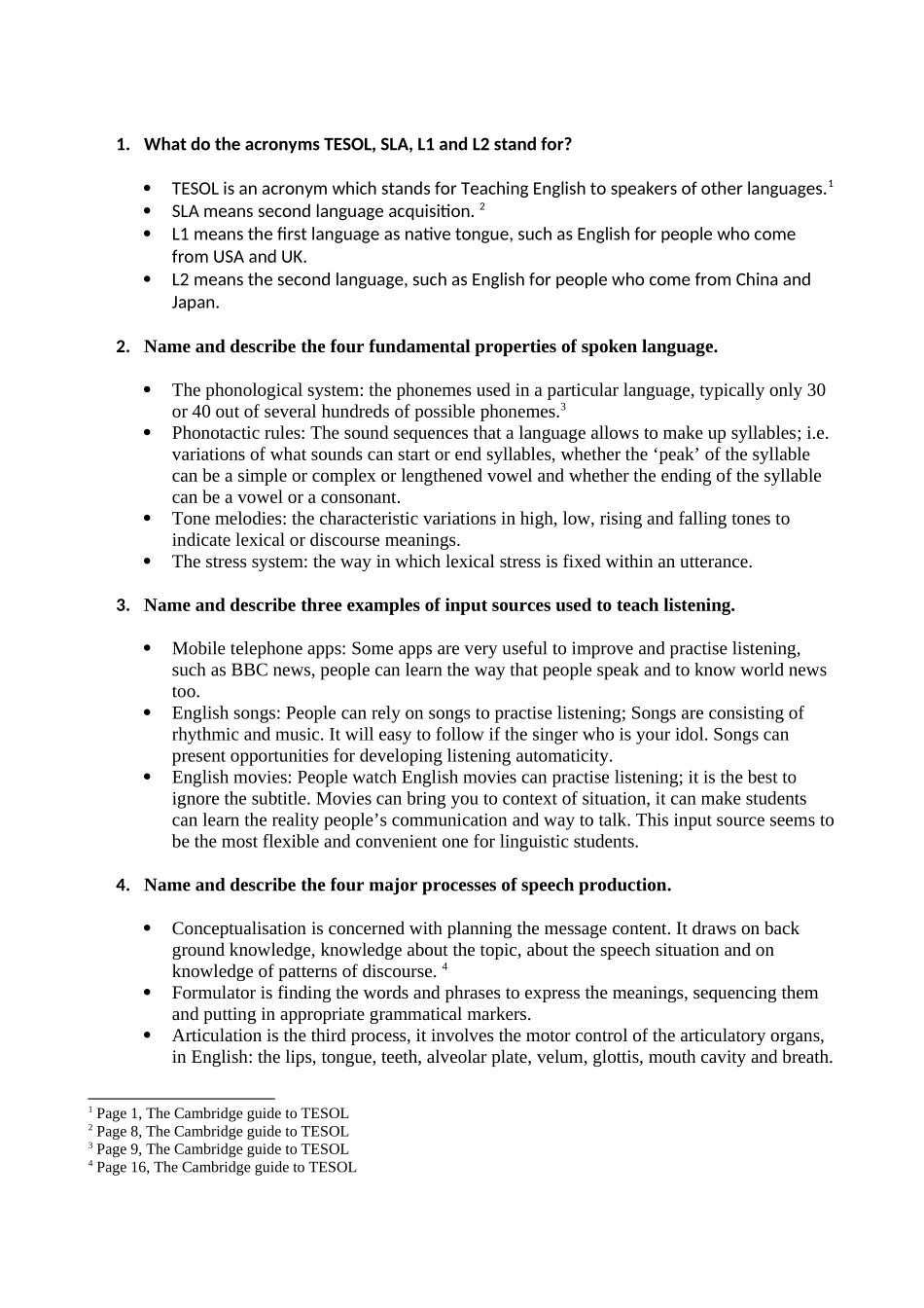 TESOL高级英语教师资格证96分真题含小论文_第1页