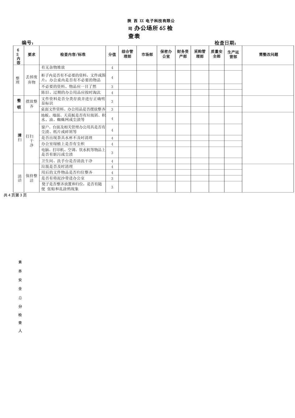办公场所6S管理制度 -_第3页