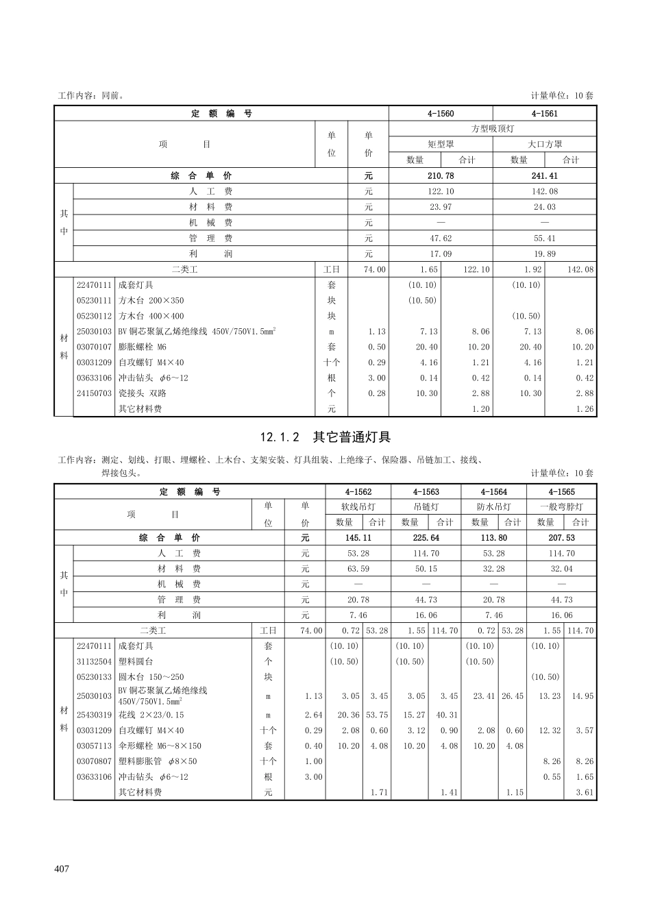 第十二章 照明器具-定额_第2页