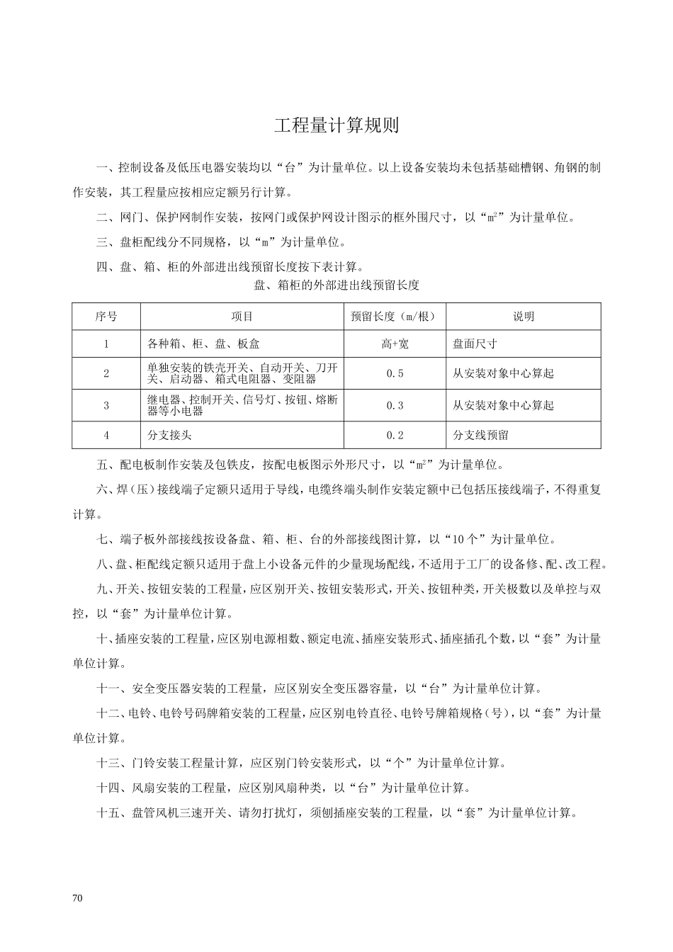 第四章 控制设备及低压电器-说明计算规则_第2页