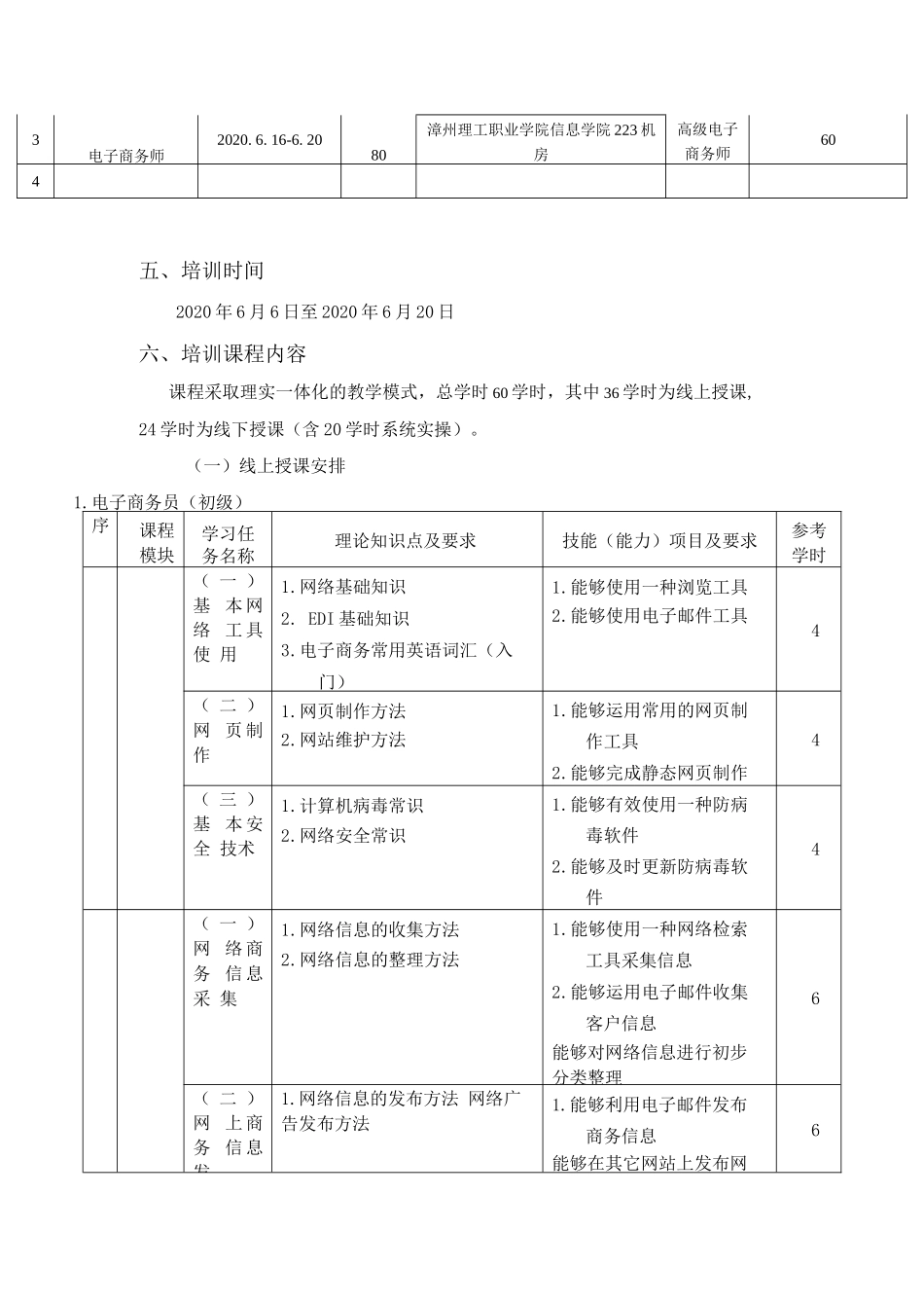 电子商务师职业技能等级证书培训方案_第2页