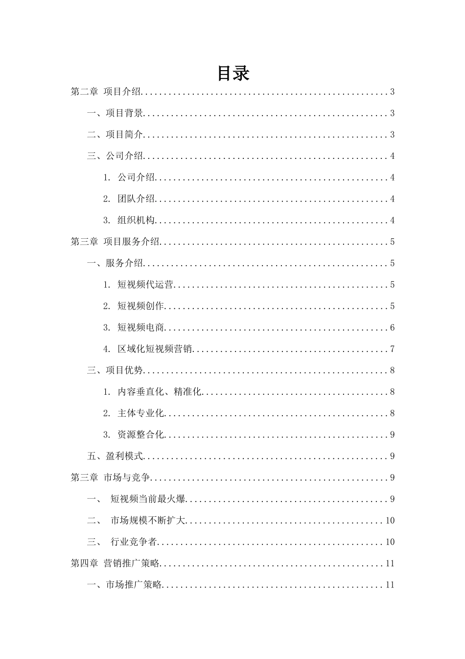 短视频商业计划书_第2页