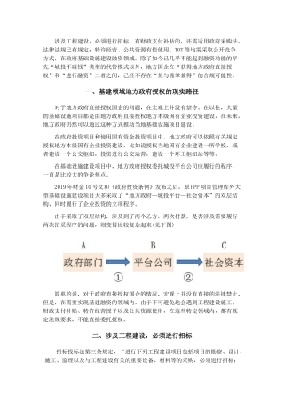 多部法规叫停政府直接授权国企规避路径仅余代管模式，且不能融资