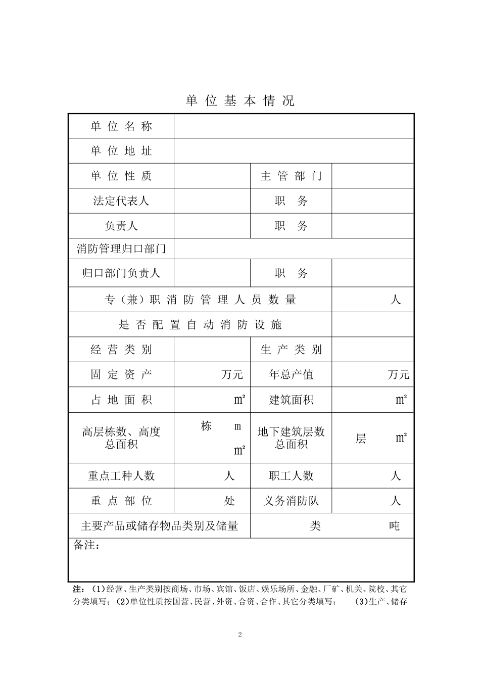 非消防安全重点单位消防档案_第2页