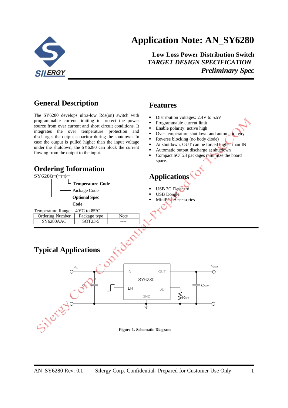 功率开关-SY6280AAC手册_第1页