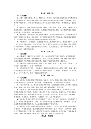 古代文学名词解释