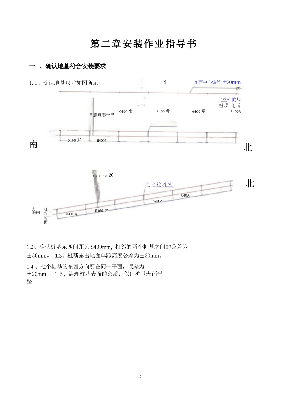 光伏项目光伏组件平单轴跟踪支架安装说明书_第3页