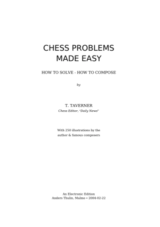 国际象棋三步杀习题集