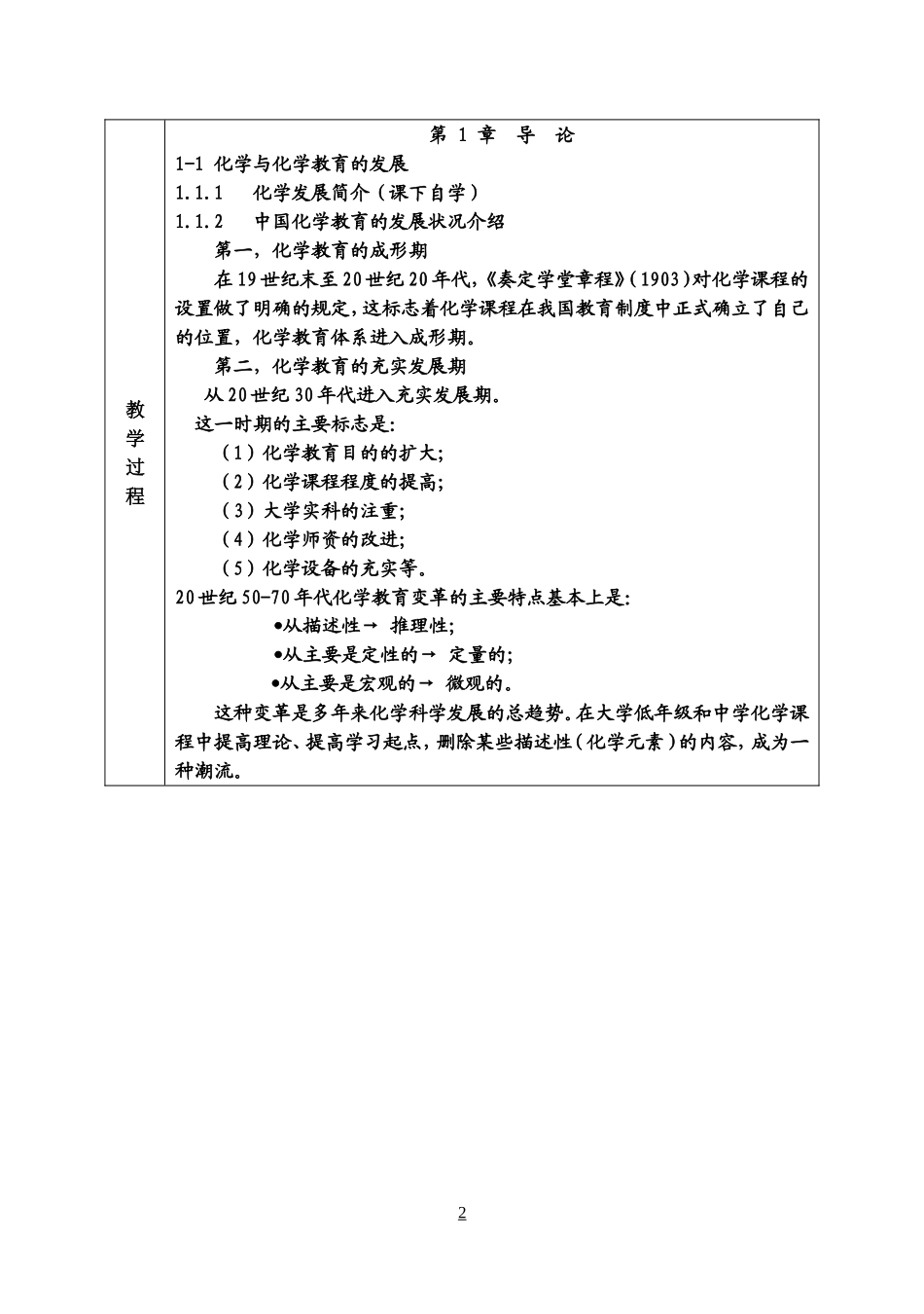 国家精品课程《化学教学论》电子教案全集_第2页