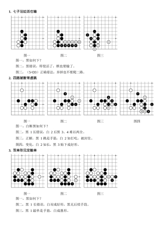 精选围棋格言50例