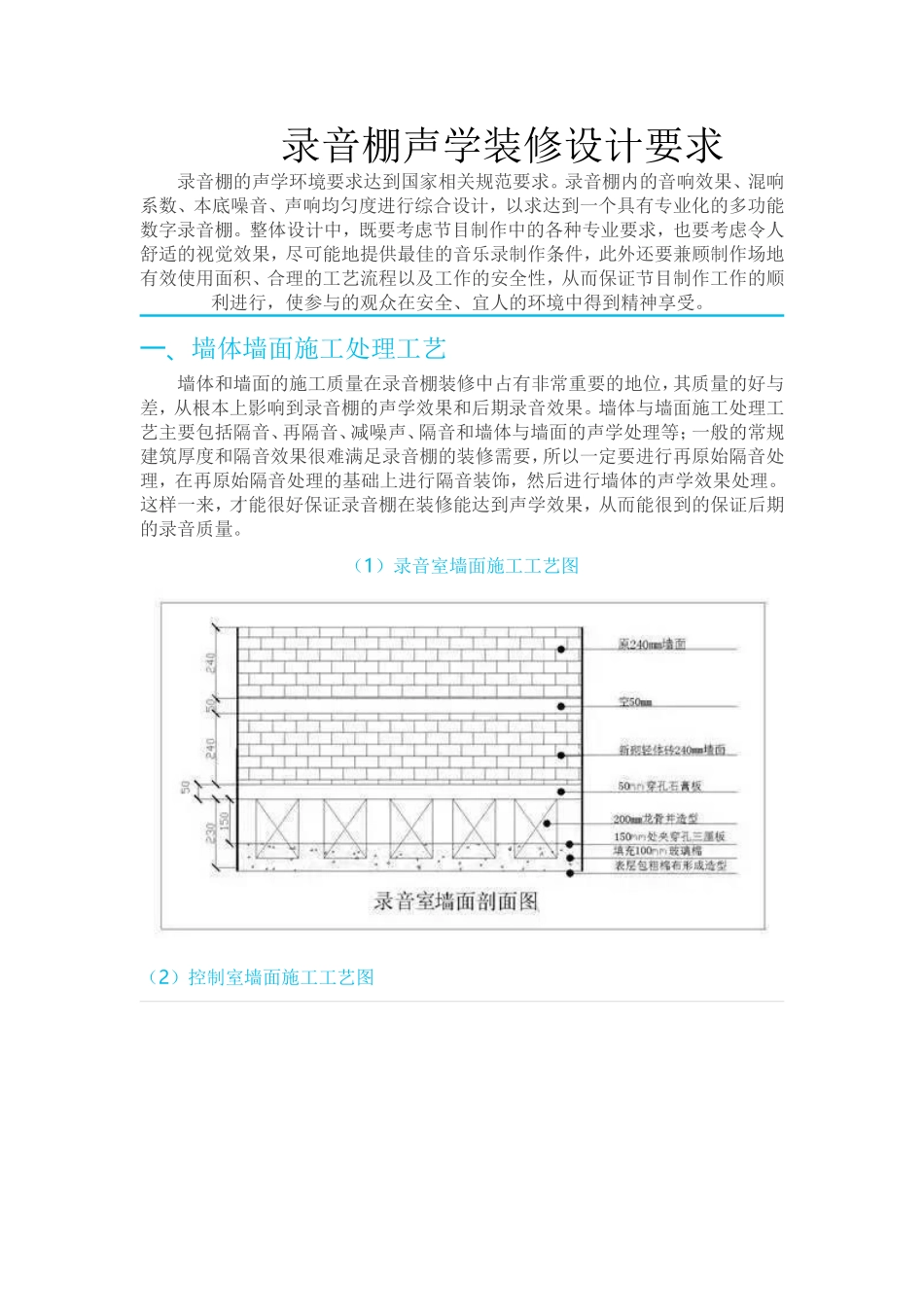 录音棚声学装修设计要求_第1页