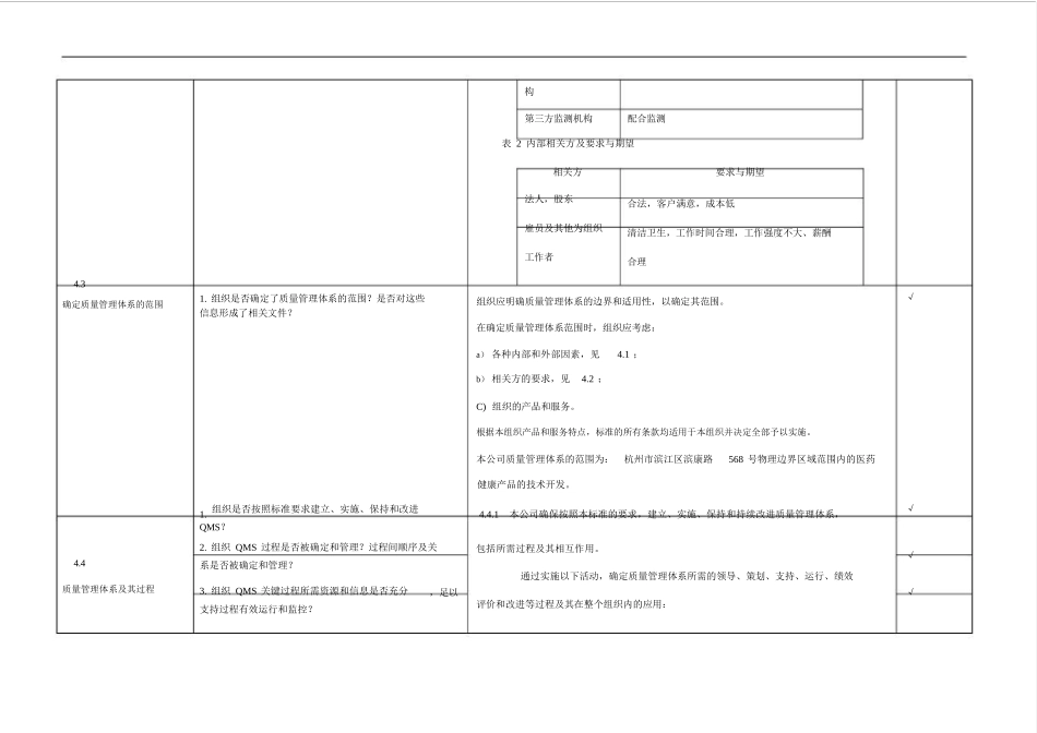 内审检查表(带完整审核记录)_第3页