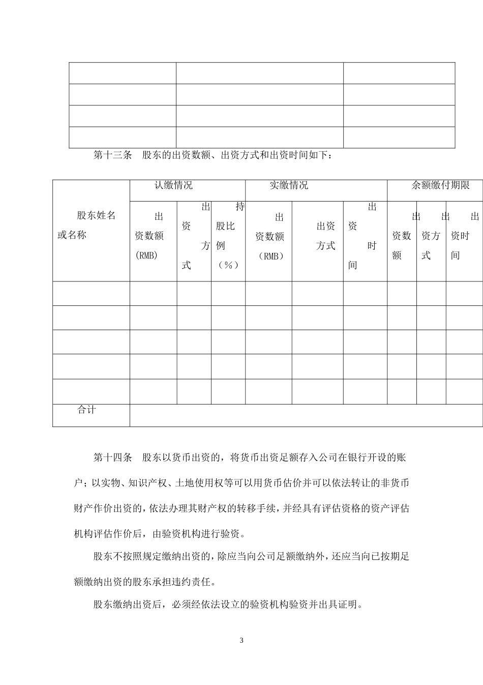 商务有限公司章程_第3页