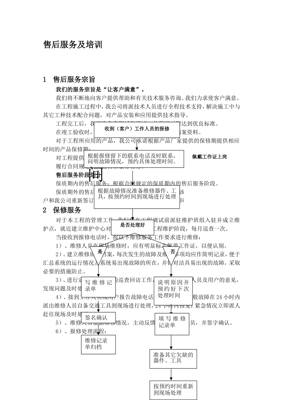 通用售后服务方案_第2页