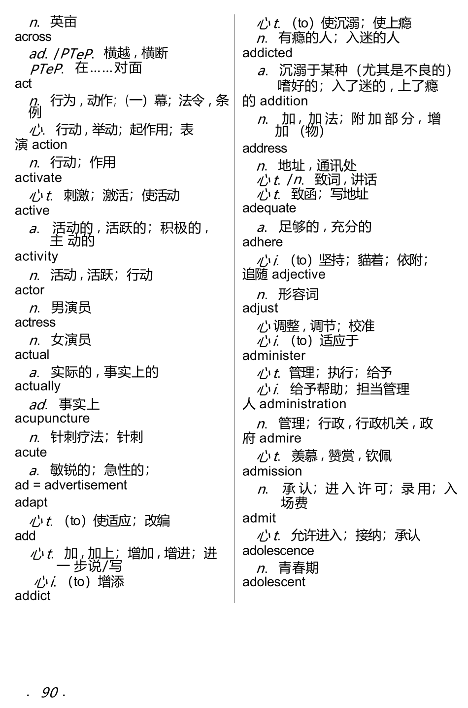 同等学力英文词汇_第3页