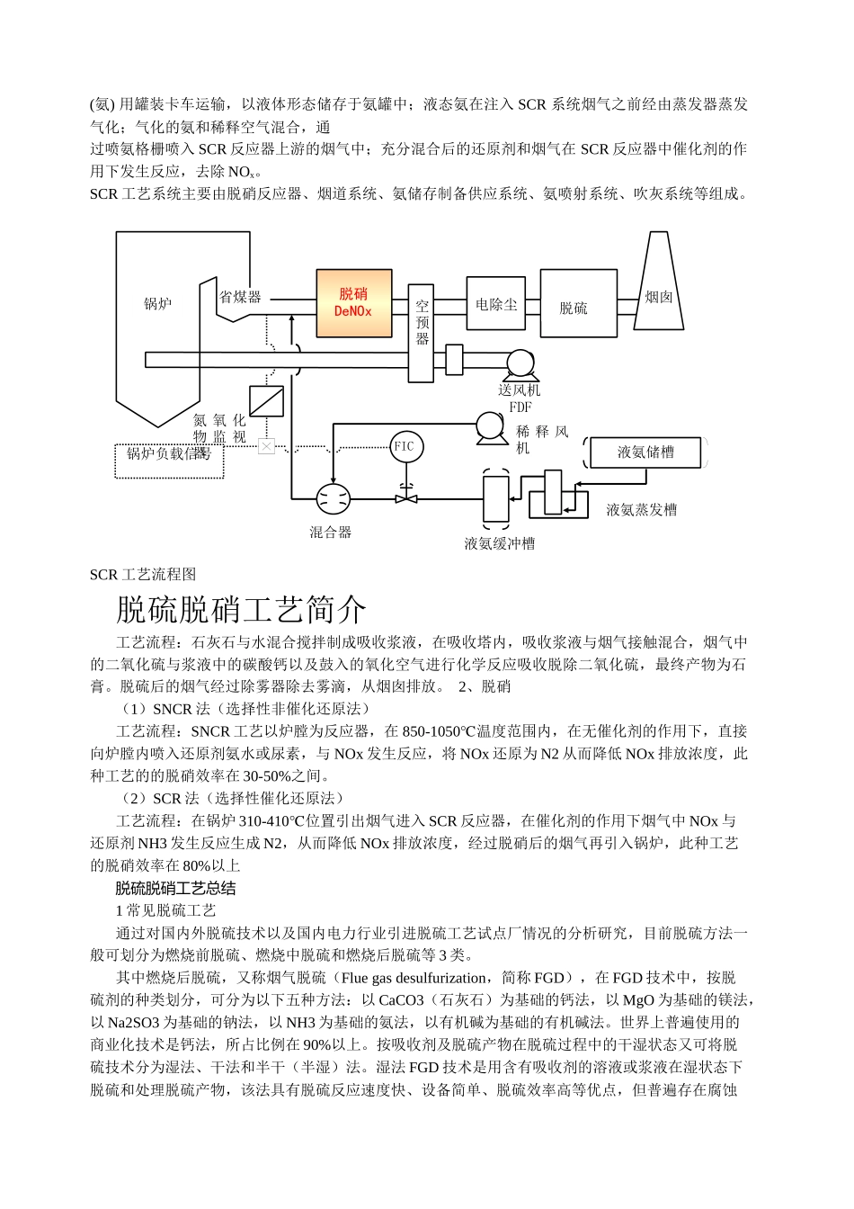 脱硫脱硝工艺概述_第2页