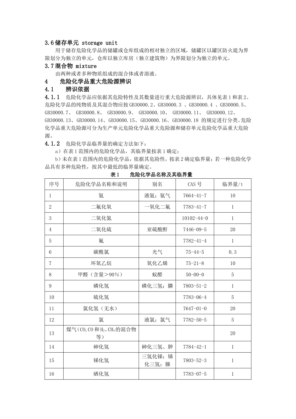 危险化学品重大危险源辨识(GB18218-2018)_第3页